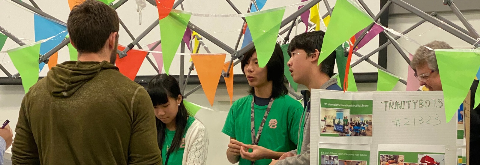 FTC Robotics Team 21323 at a community info session